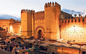 Fez wall and medina