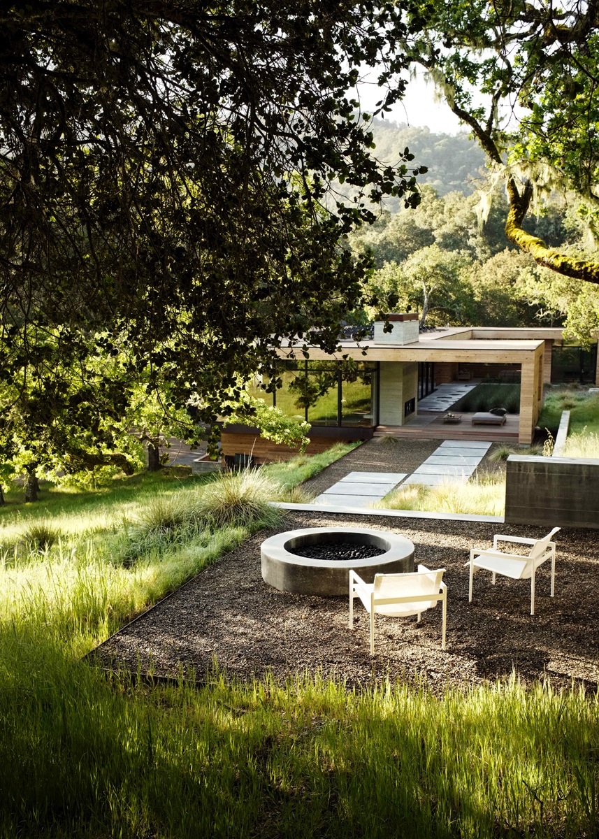 Land And Its Context Article By Landscape Designer Bernard Trainor A site with extreme summer droughts leads us to design with climate-adapted plantings that in time will become self-sustaining. - Land And Its Context Article By Landscape Designer Bernard Trainor
