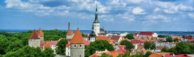 Tallinn Estonia Aerial View