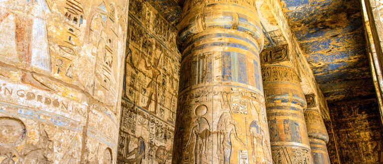 Temple Medinet Habu Egypt Luxor of Ramesses III