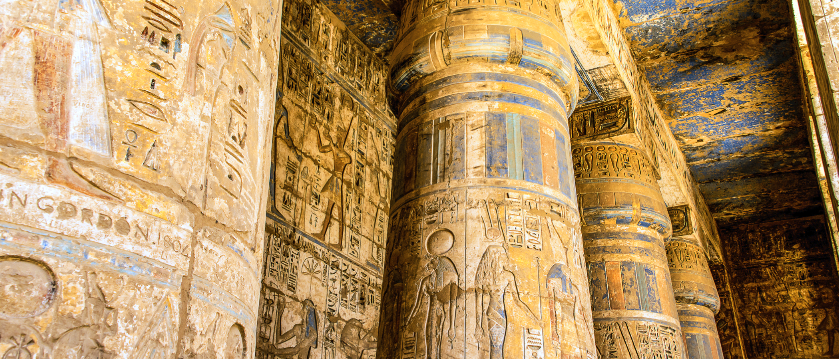 Temple Medinet Habu Egypt Luxor of Ramesses III