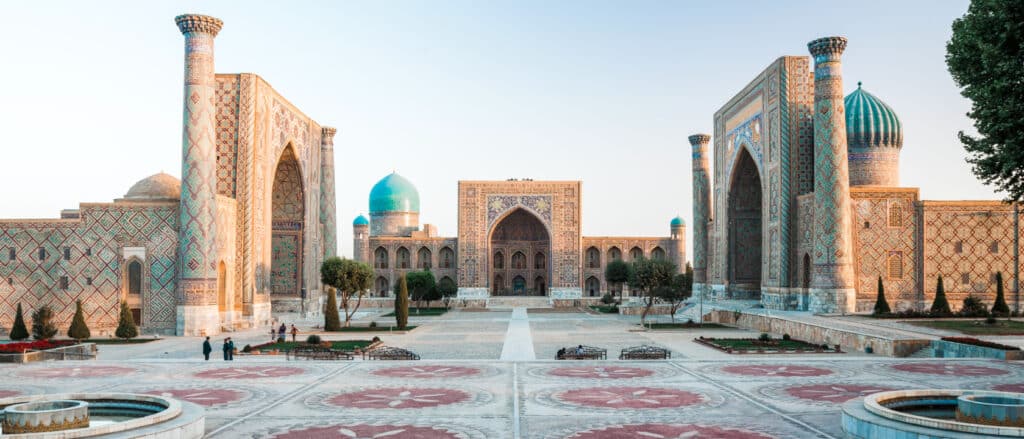 Registan square Samarkand Uzbekistan