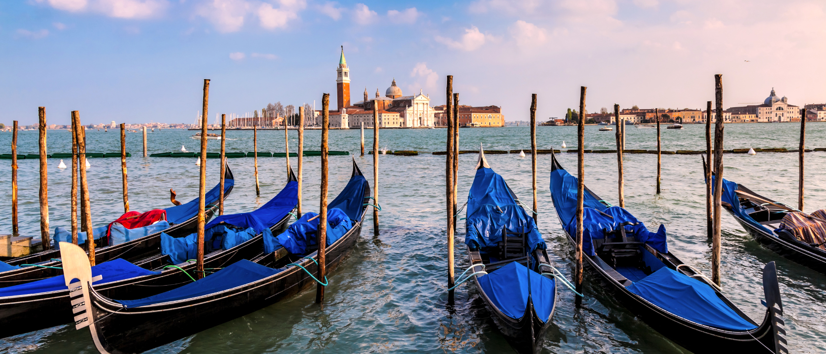 Gondolas San Giorgio Maggiore Venice