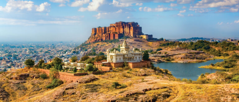 Jaswant Thada memorial Mehrangarh Fort Jodhpur India