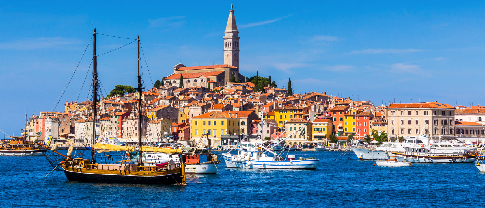 Panoramic view Rovinj, Croatia
