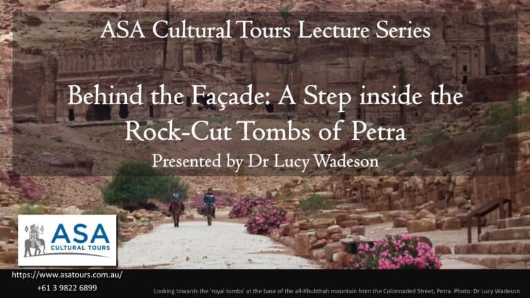 Behind the Façade: A Step inside the Rock-Cut Tombs of Petra - Dr Lucy Wadeson
