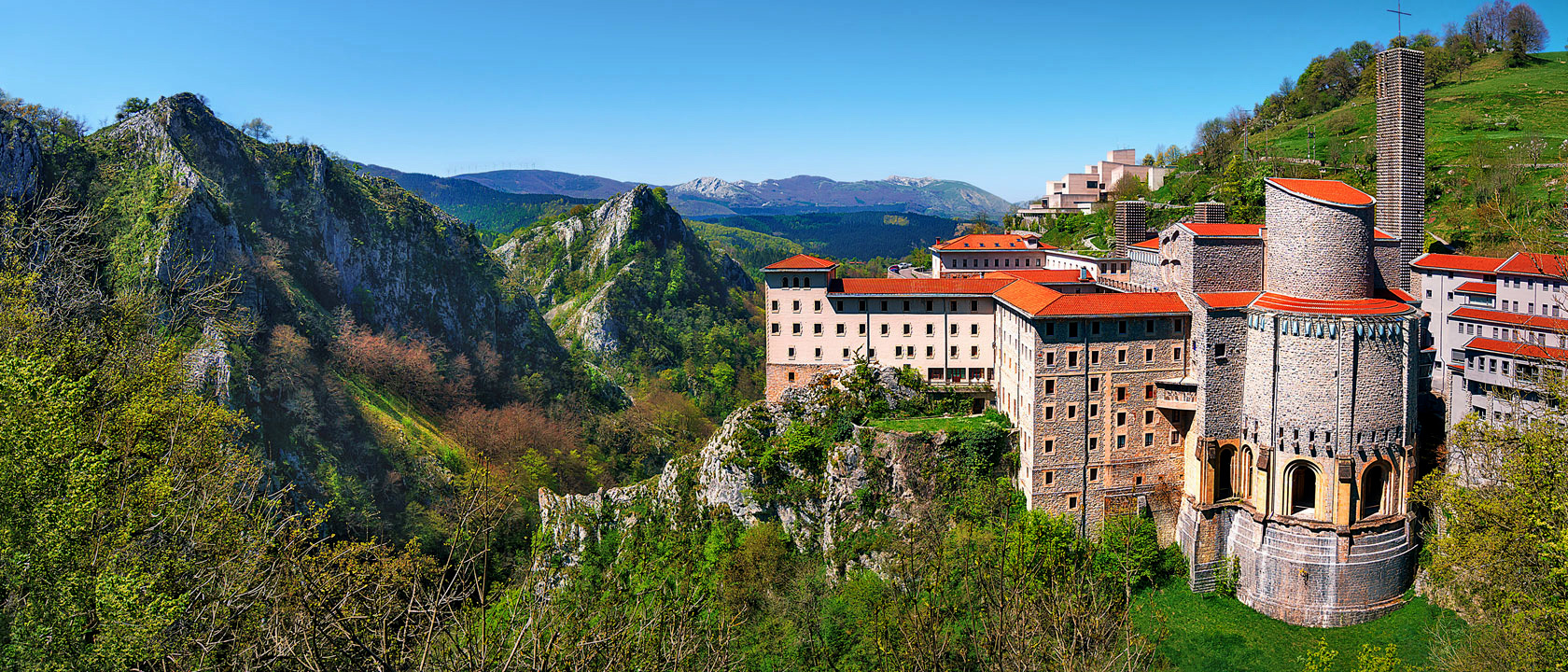 Sanctuary of Arantzazu, Gipuzkoa, Spain.