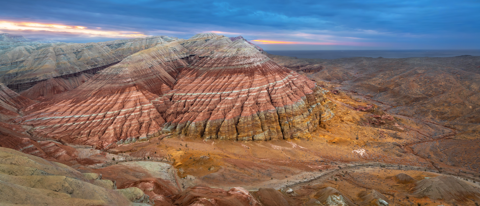 Aktau Mounains, Altyn Emel National Park, Kazakhstan.