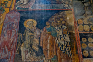 13th century Frescoes, Akhtala Monastery, Armenia