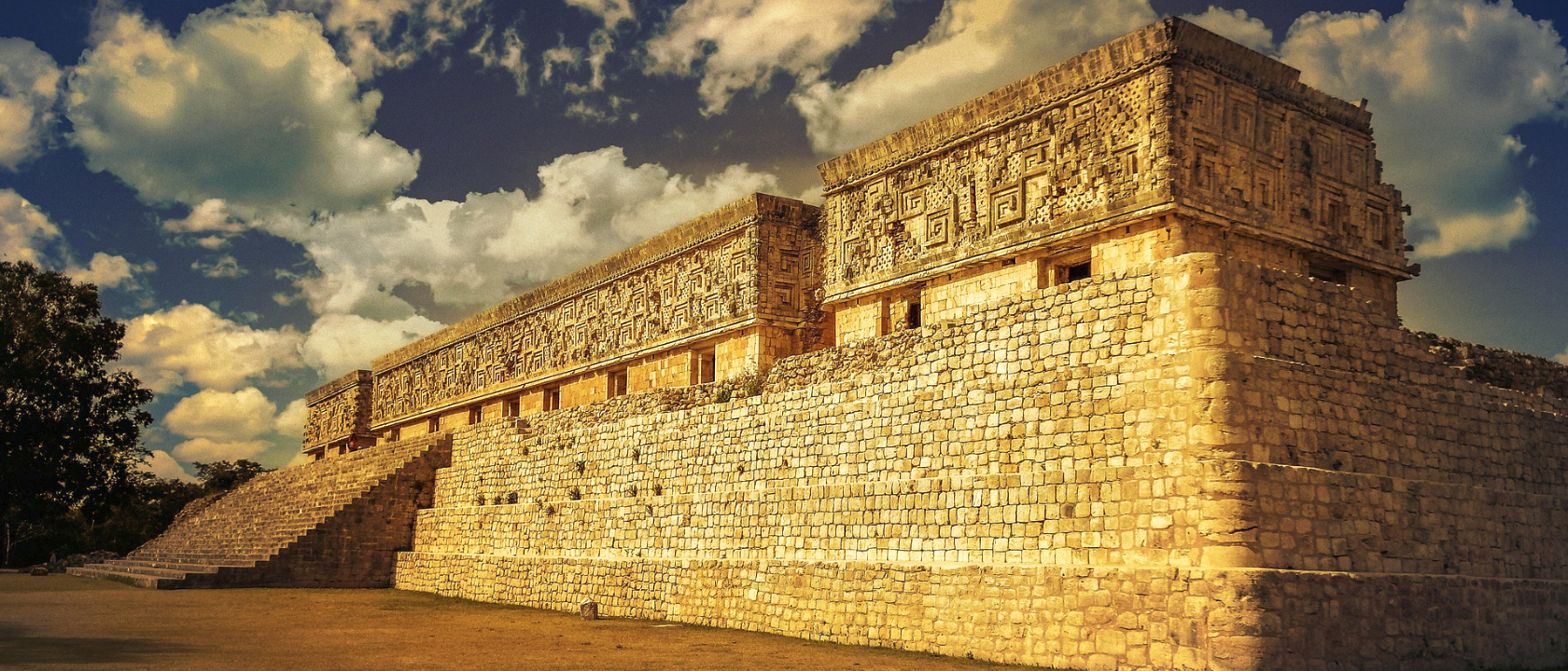 Temple Yucatan Mexico