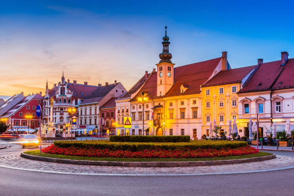 Town Hall Maribor Main Square Slovenia