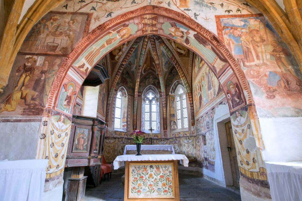 Frescoes Church Saint John the Baptist Lake Bohinj