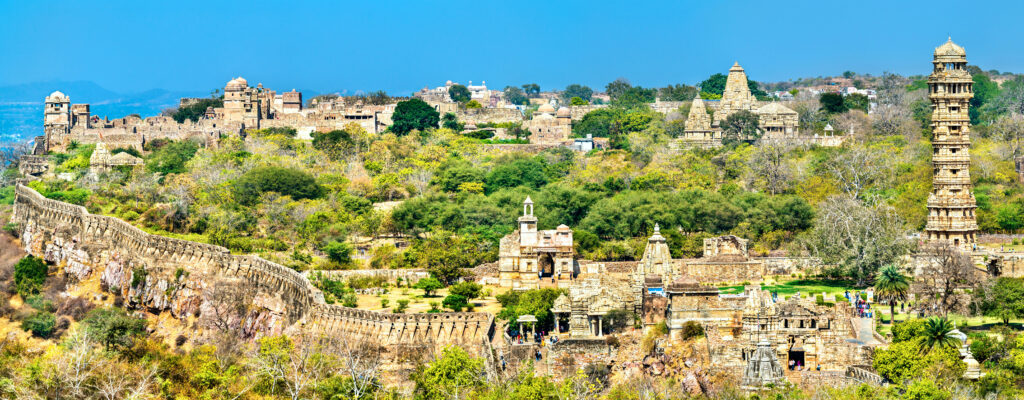 Panorama Chittorgarh Fort