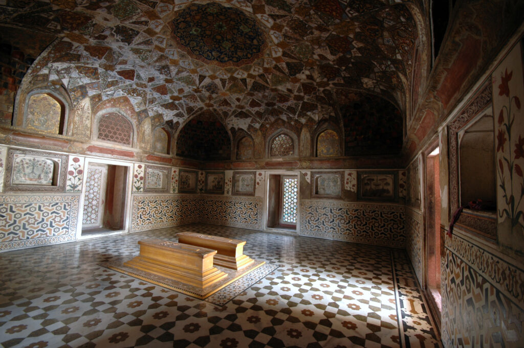 Inside Itmad Ud Daulah Agra
